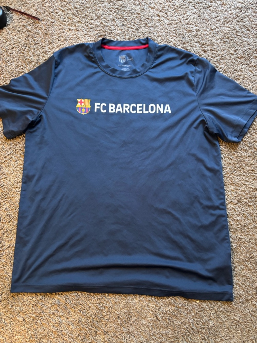 FC Barcelona Men's Short Sleeve T-Shirt - Navy